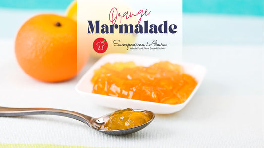 Orange Marmalade Jam, Sugar Free, Vegan Recipe