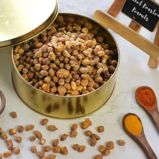 Roasted Masala Peanuts Sweet | Crunchy & Delicious | Oil-free, Baked not Fried