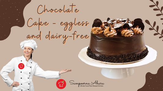 Chocolate Cake - eggless and dairy-free recipe