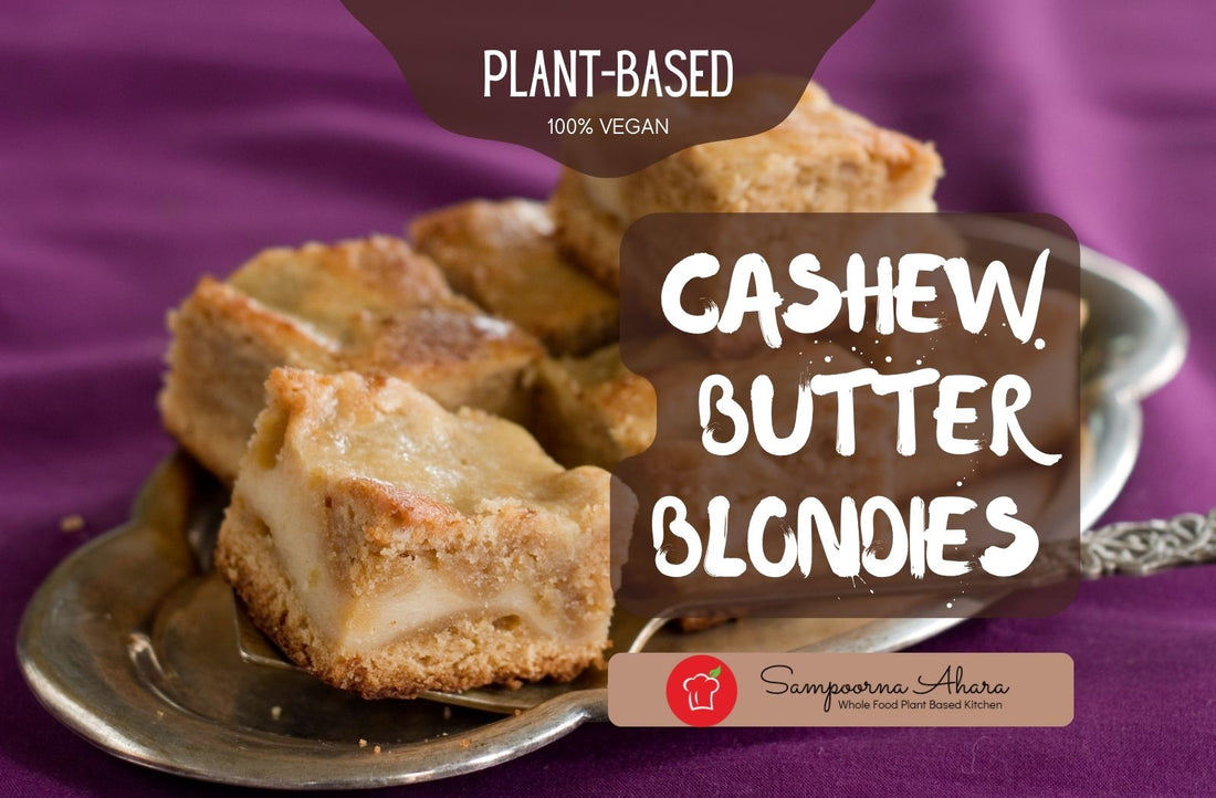 Cashew Butter Blondies