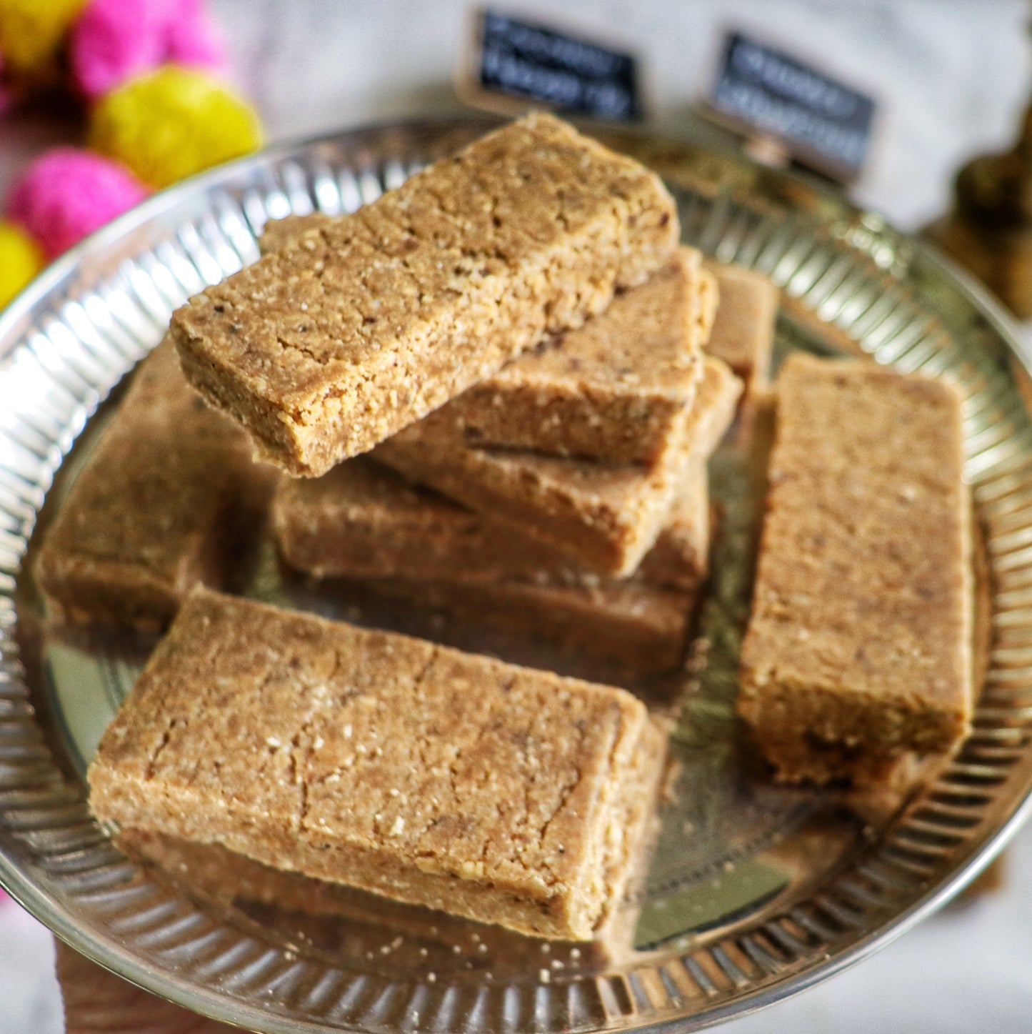 Coconut Mysore Pak - Diwali Special | Sweetened with Molasses & Made with Premium Cashew Butter