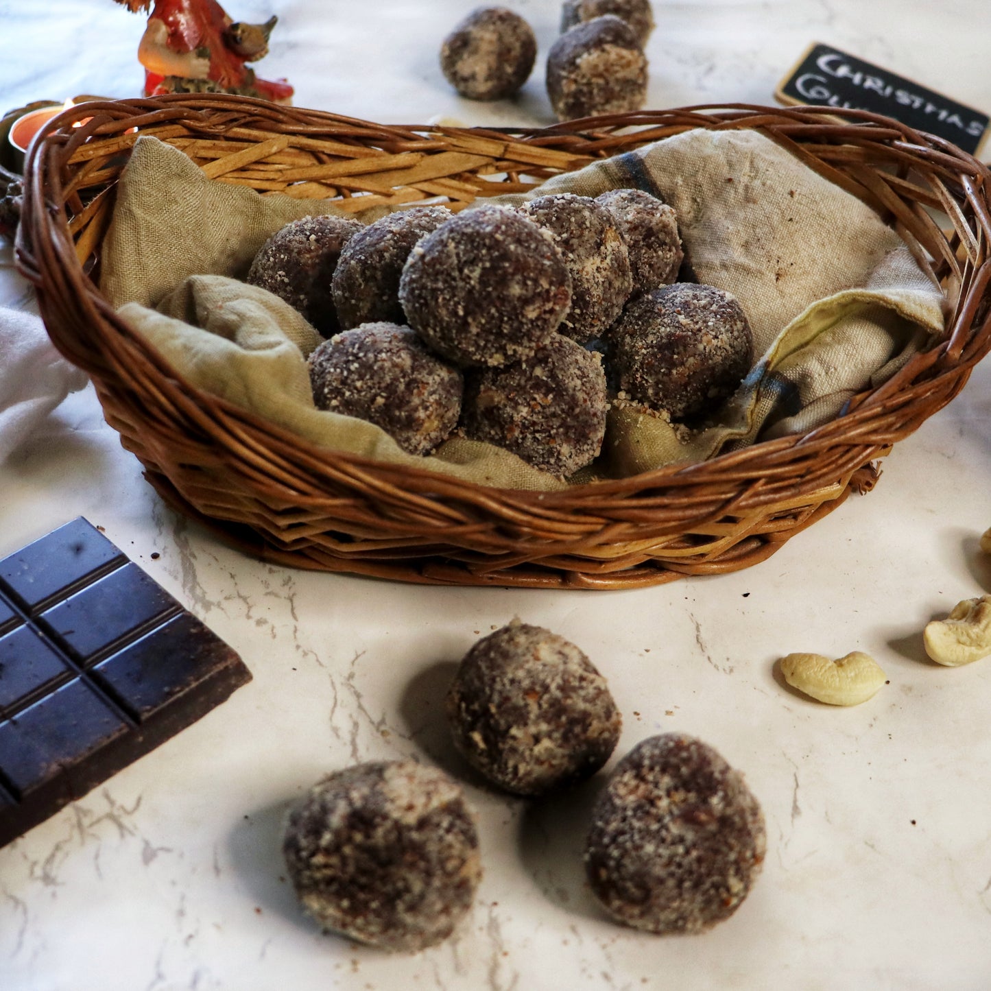 Belgian Dark Chocolate Truffles | Christmas Gifting Pack | Sugar-free, Gluten-free & Plant-based