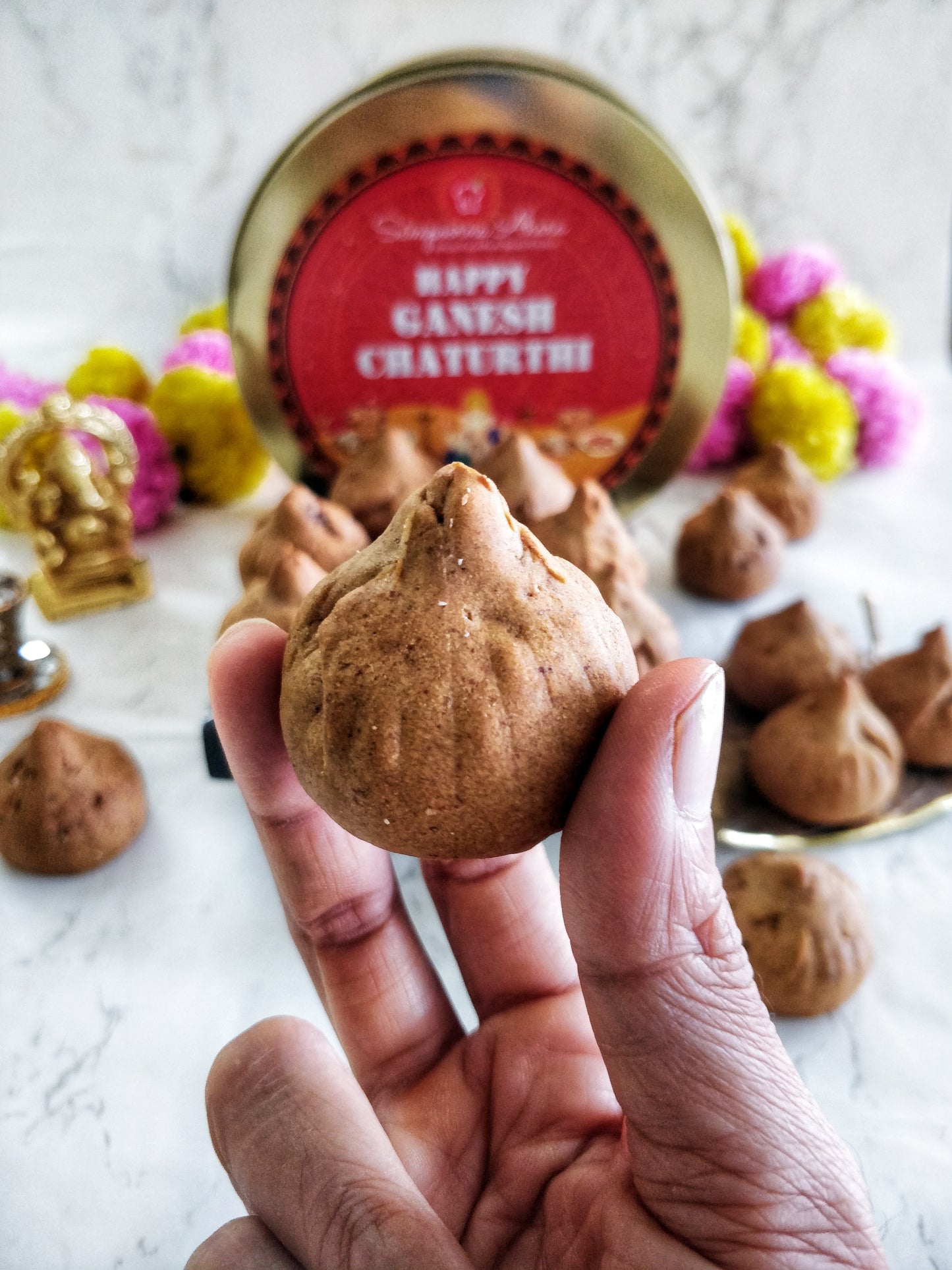 Date Sweetened Baked Modak Box | Ganesh Chaturthi Special