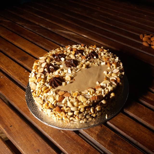 Rum-Mocha Walnut Layer Cake Recipe - Greg Patent