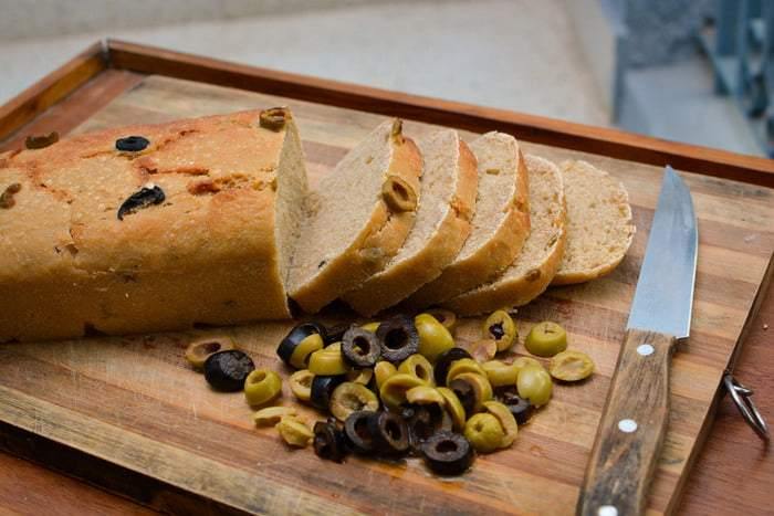 Olive Whole Wheat Sourdough Bread (500g) - Sampoorna Ahara - Healthy Food, Food Delivery, Food Order Online, Healthy Snacks, Healthy Breakfast, Sourdough Breads, Sugar-free Desserts